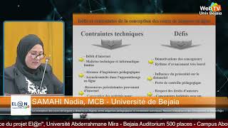 Conférence présentée par SAMAHI Nadia MCB – Université de Bejaia [upl. by Turk984]