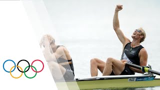 Murray amp Bond NZL Win Rowing Mens Pair Gold  London 2012 Olympics [upl. by Akcimat]