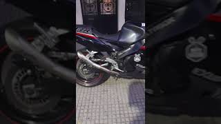 Yamaha FZR 1000 exup Free exhaust sound Escape libre [upl. by Leelaj]