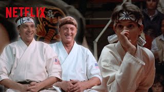 Ralph Macchio amp William Zabka React to Their Karate Kid Fight  Cobra Kai  Netflix [upl. by Nitsa]