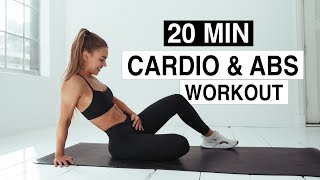 20 MIN CARDIO amp ABS WORKOUT INTENSE amp SWEATY [upl. by Dagall]