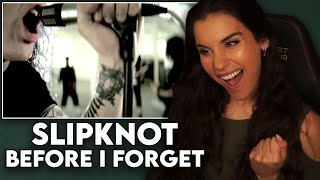 THIS GOES HARD First Time Reaction to Slipknot  quotBefore I Forgetquot [upl. by Browne]