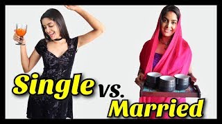 Single VS Married  Anisha Dixit  Rickshawali [upl. by Yardna]