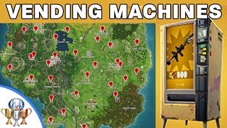 Fortnite Vending Machines  New Battle Royale Content and Vending Machine Locations [upl. by Guthry511]