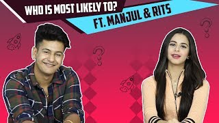 Who Is Most Likely To Ft Manjul Khattar And Ritika Aka Rits Badiani  Awaara Shaam Hai [upl. by Conrade]