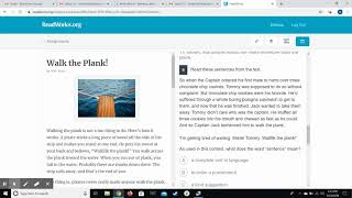 How to use Readworks  Student View [upl. by Fidole]