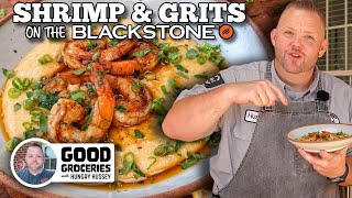 Shrimp and Grits  Blackstone Griddles [upl. by Anwahsal]