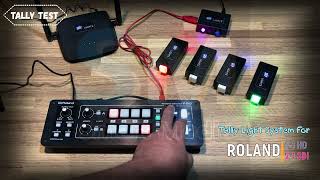 Roland V1HD  V1SDI Tally Light System [upl. by Nol]