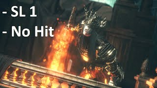 Prince Lothric and Prince Lorian  SL 1 Hitless  Dark Souls 3 [upl. by Arres]