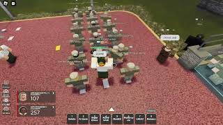 BASIC MILITARY TRAINING SANDHURST ROBLOX [upl. by Jenelle]