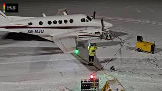 Så funkar snö och halkbekämpningen på Hagfors Airport [upl. by Schalles291]