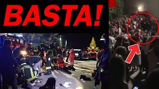 STRAGE LIVE SFERA EBBASTA 6 Morti e molti feriti SPIEGAZIONE [upl. by Herrle731]