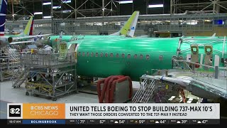 United tells Boeing to stop building 737 Max 10s [upl. by Willette]