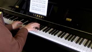 Michael Aaron Piano Course Lessons Grade 5 No1 Etude in C P5 [upl. by Ettenawtna]