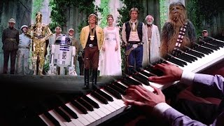 Star Wars A New Hope  The Throne Room  Piano [upl. by Bernadina]