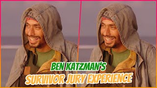 Ben Katzman Opens Up About Survivor Jury Experience They Didnt Want to Hear Anything I Had to [upl. by Esadnac255]