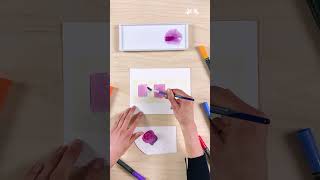 Albrecht Dürer Watercolour Marker Technique Mixing Colours [upl. by Epilef]