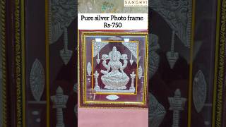 Silver photo frame only Rs750Bulk orders also acceptedSilver return gifts below 1000Silver gifts [upl. by Atorod]