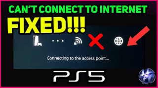 PS5 CANT CONNECT TO INTERNET PS5 Easy Fix [upl. by Settle81]