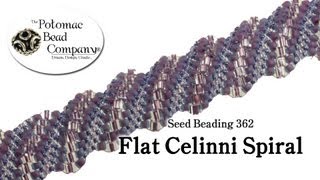 Flat Celinni Spiral Stitch How To [upl. by Rettuc80]