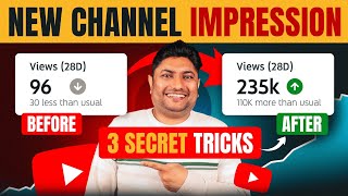 How to Increase Impressions on YouTube  How to Grow Your YouTube Channel  How to Get More Views [upl. by Augusta]