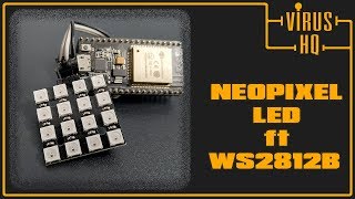 Neopixel LEDs with ESP32 ft WB2812B LED Pad [upl. by Britni]