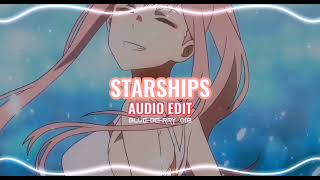 Nicki Minaj  Starships Audio Edit [upl. by Naruq854]