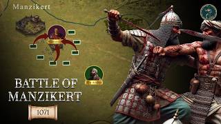 Battle of Manzikert 1071  The Rise Of Seljuk Empire  First Crusade [upl. by Nashbar]