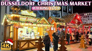 Düsseldorf Christmas Market Walking Tour 🎄 [upl. by Madella]