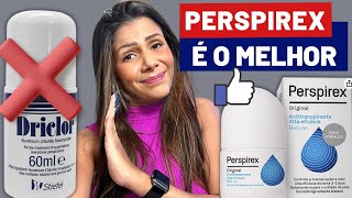 PERSPIREX É MELHOR QUE DRICLOR  O QUE FAZER PARA AXILA NÃO ESCURECER  SOLUÇÃO PARA HIPERIDROSE [upl. by Nolaf]