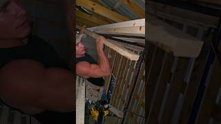 Putting Rafters on a ceiling [upl. by Hannah]