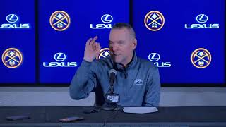 Michael Malone PostGame Interview  Portland Trail Blazers vs Denver Nuggets [upl. by Rollins256]