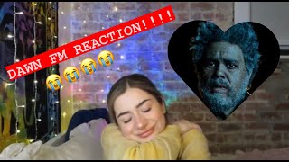 DAWN FM  THE WEEKND  FULL ALBUM REACTION [upl. by Kaspar]