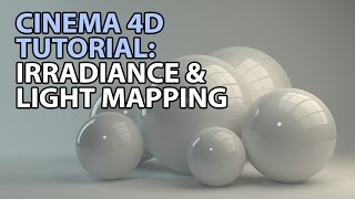 Cinema 4D Tutorial Irradiance and Light Mapping [upl. by Nyre775]