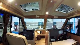 Cutwater 28 Family Cruiser toured at Atlantic City Boat Show by ABK Video [upl. by Asetal]