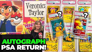 I Got My Pokemon Cards Signed By Veronica Taylor And Then Graded By PSA [upl. by Anrol611]