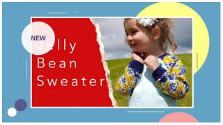 Jelly Bean Sweater  Schnittmuster für Babies und Kleinkinder  Frocks amp Frolics [upl. by Susej]