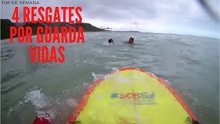 Guarda Vidas em um duplo salvamento na praia de Coqueirinho Paraíba salva vidas em QAP [upl. by Lynde]