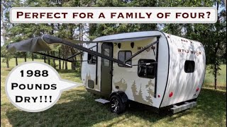 TLRV Rove Lite 14BH Travel Trailer A small camper with bunks amp a bathroom [upl. by Magee125]