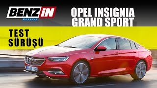 Opel Insignia Grand Sport test sürüşü  Benzin TV 2017  English subtitled [upl. by Pulchia]