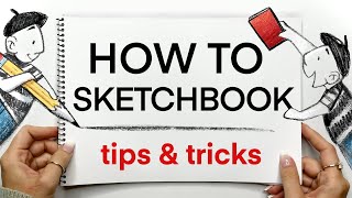 5 Ways to USE Your Sketchbook in 5 Minutes [upl. by Ahsiela]