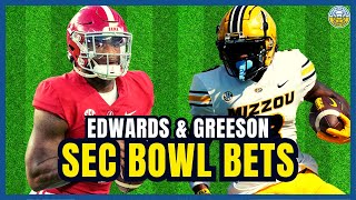 SEC Football BOWL BETS Alabama vs Michigan Missouri vs Ohio State More [upl. by Dee643]