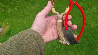 6MM FIERY RED ON TRADITIONAL CATAPULT [upl. by Ahsemik]