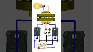 How to make 12V to 220V  Inverter circuit shorts diy viral [upl. by Ollayos703]