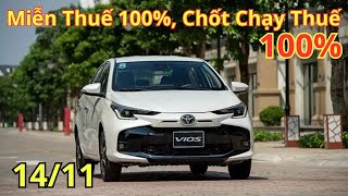 ✅Xả 100 Thuế Giá Xe Toyota Vios Tháng 11 Chạy Thuế Gấp Lăn Bánh Vios Cực Thấp  Xegiatot24h [upl. by Ronaele]