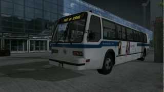 City Bus Simulator 2010  New York Gameplay 1 HD [upl. by Airamanna]