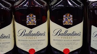 Ballantines Finest blended scotch whisky unboxing [upl. by Adnawuj]