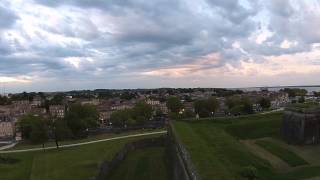 Drone Citadelle Blaye Bordeaux Southwest France [upl. by Rellim]