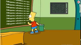 Bart Simpson Saw Game full walkthrough English [upl. by Marti925]