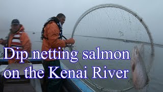 Salmon dip netting on the Kenai River Watch till the end [upl. by Oira]